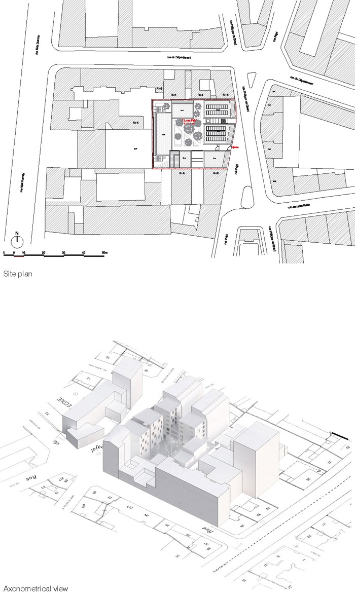 巴黎学生宿舍,法国 / lan architecture