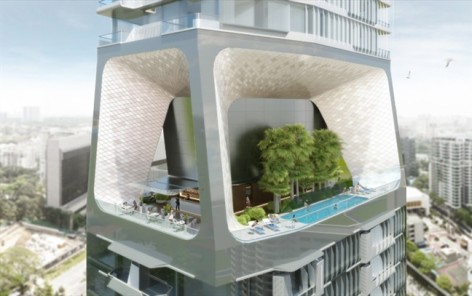 Scotts大楼概念设计，新加坡 / UNStudio