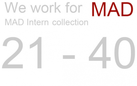 We work for MAD：NO.21---NO.40