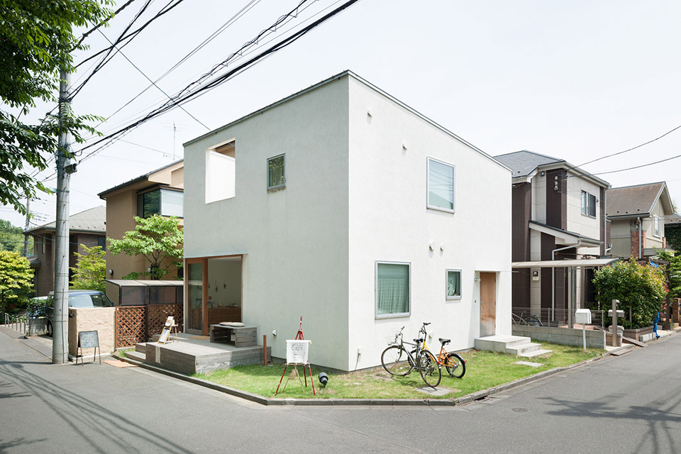 野川公园,东京 / flat house