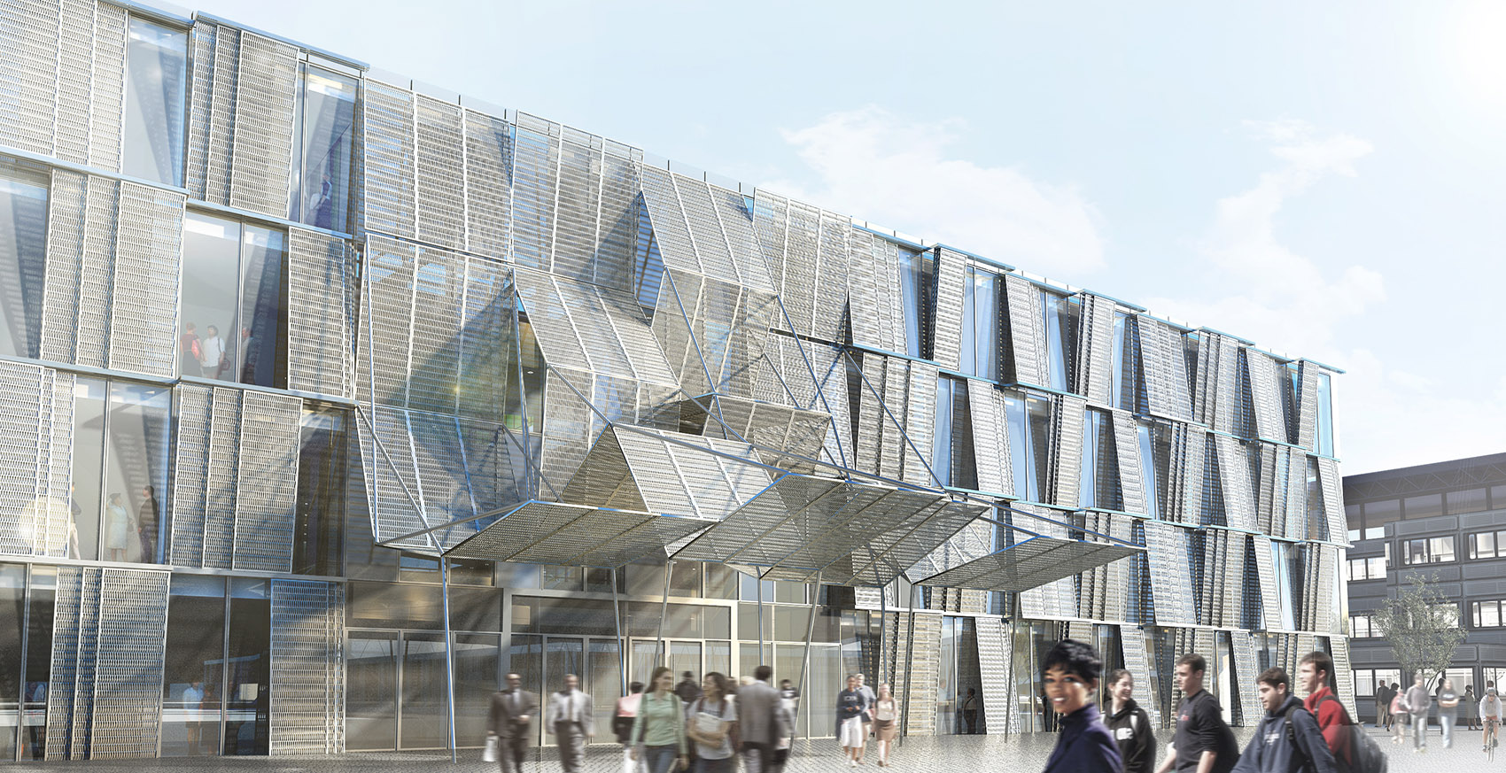 洛桑理工大学研究楼,瑞士 / dominique perrault architecture