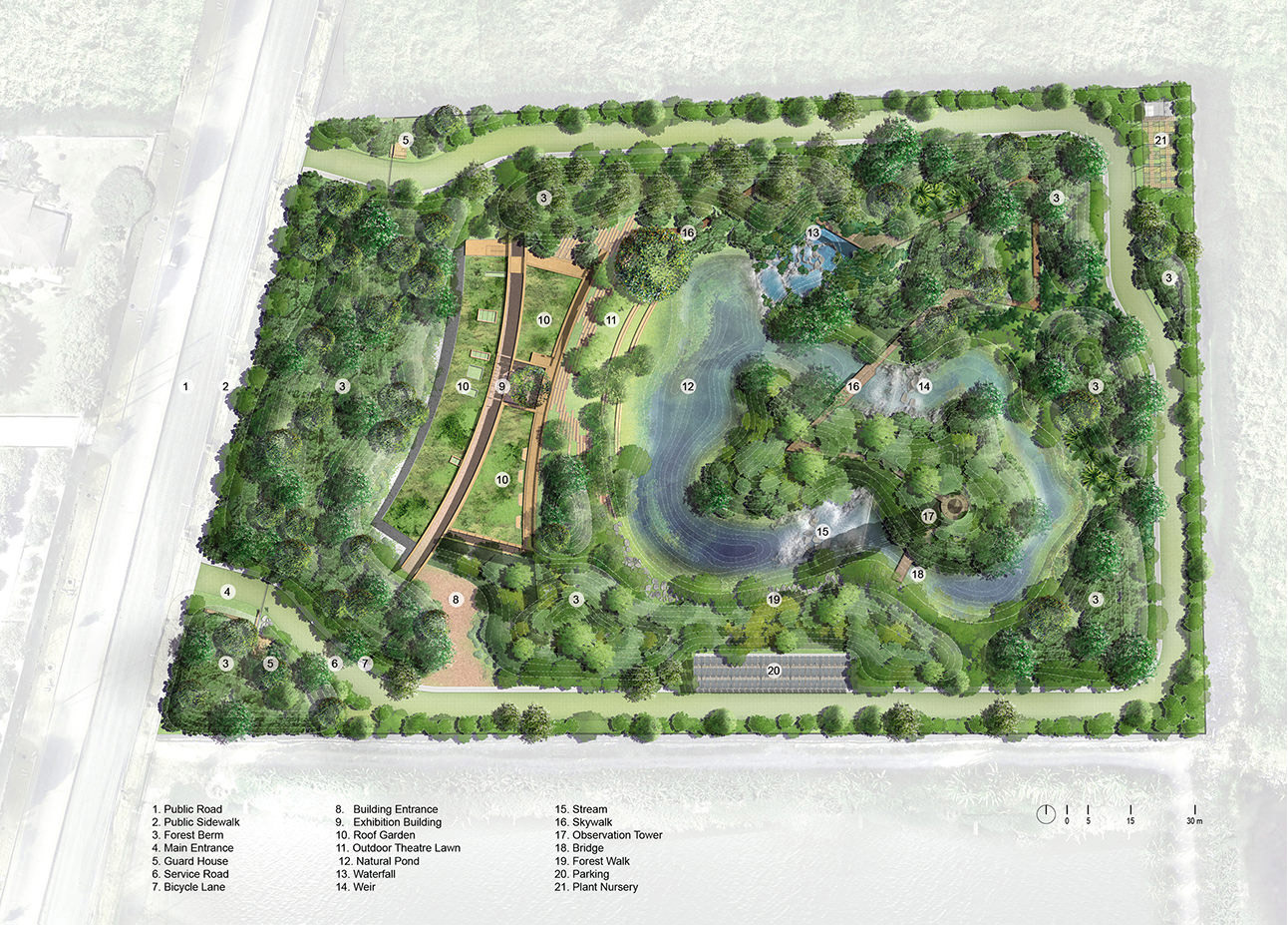 2016 asla 通用设计类荣誉奖: 曼谷都市森林公园 / landscape