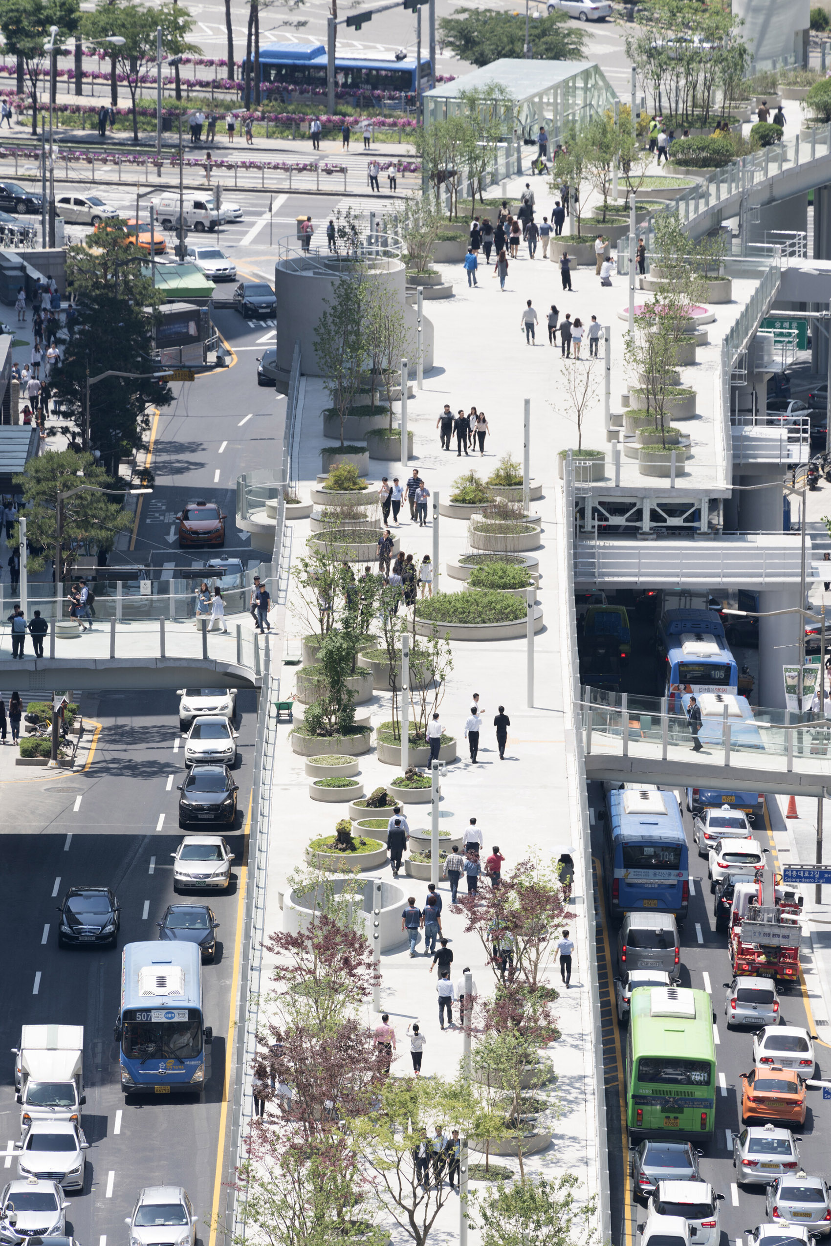 MVRDV completes Seoullo Seouls Skygarden 谷德设计网