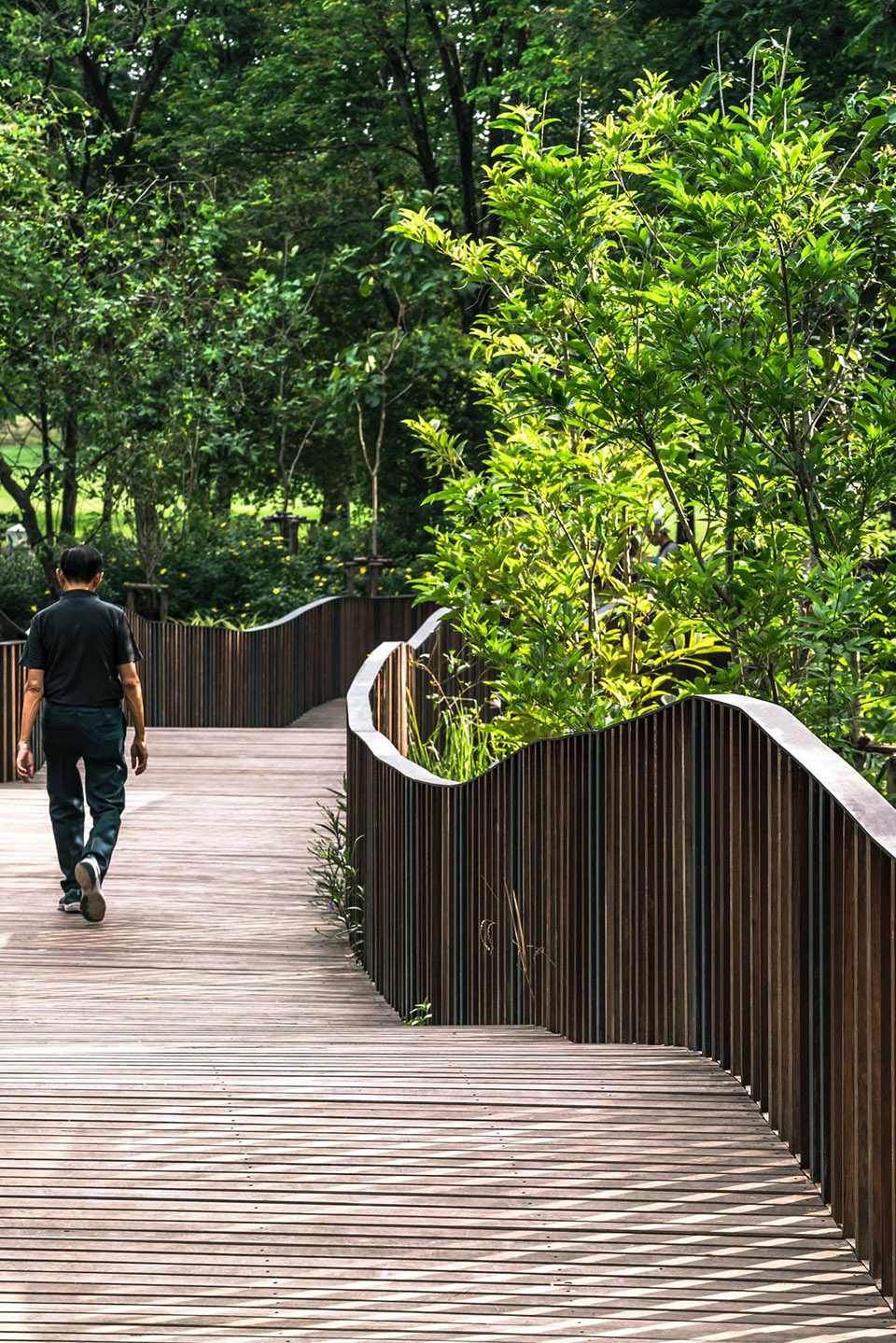 the bridge is primarily constructed with 3 materials