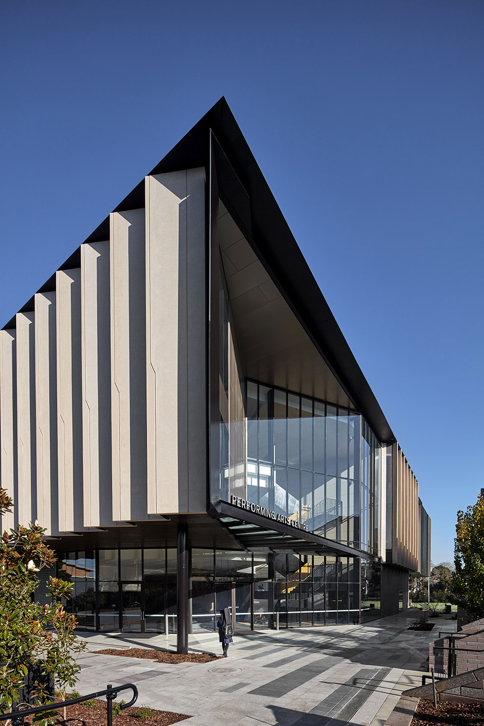 ladies college performing arts centre by cox architecture