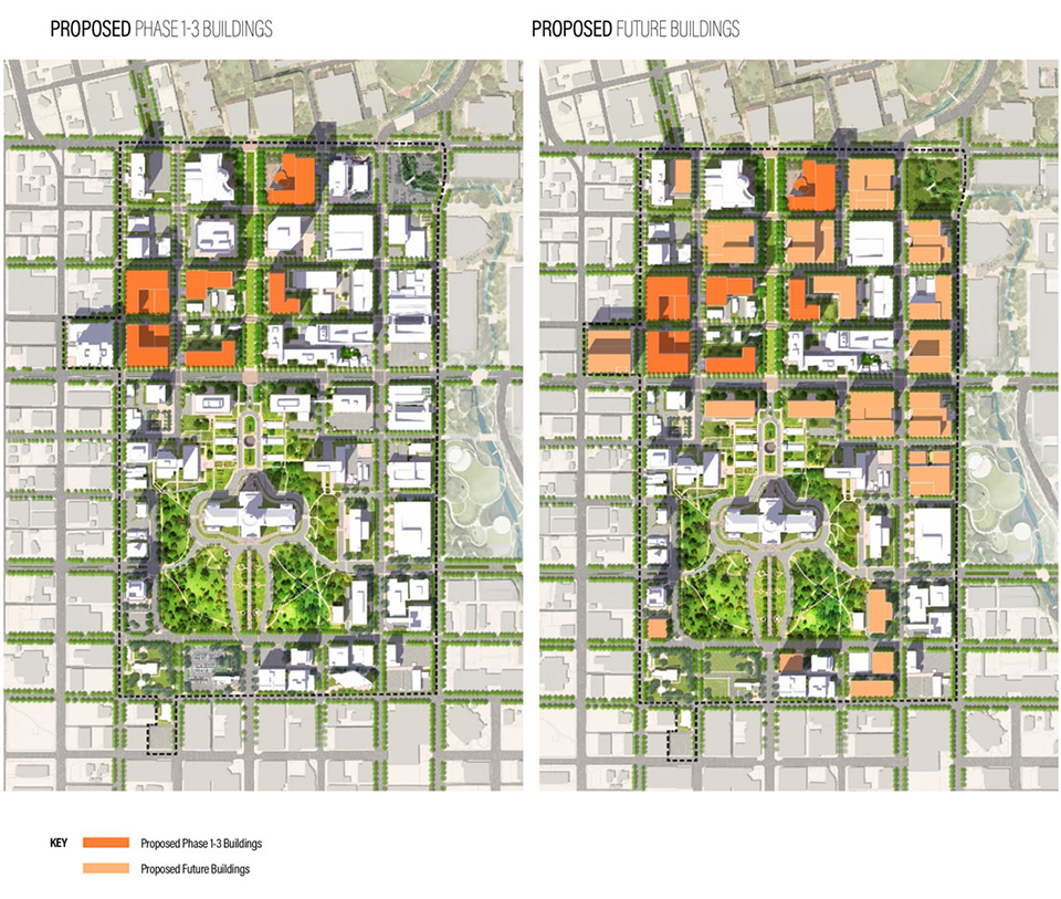 complex master plan by page and sasaki associates - 谷德设计网