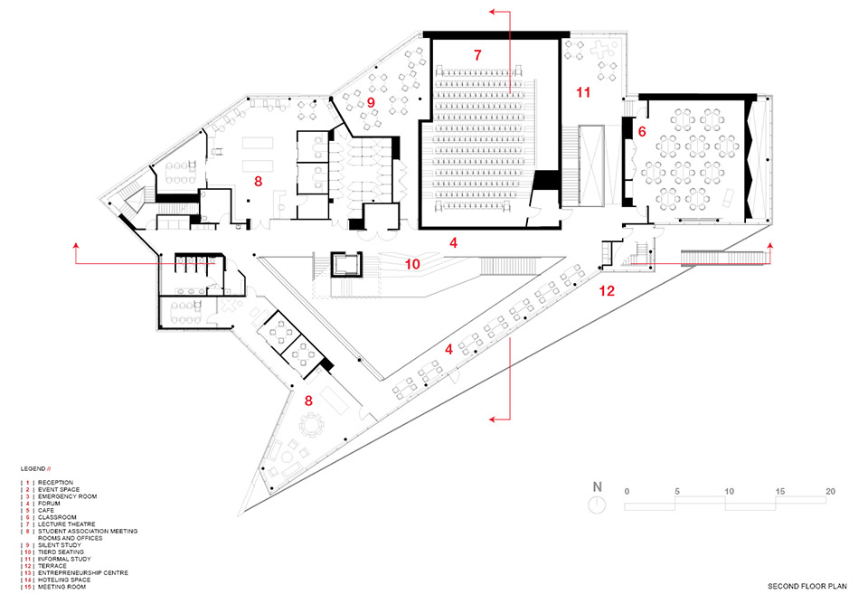 加拿大特伦特大学学生中心 /teeple architects