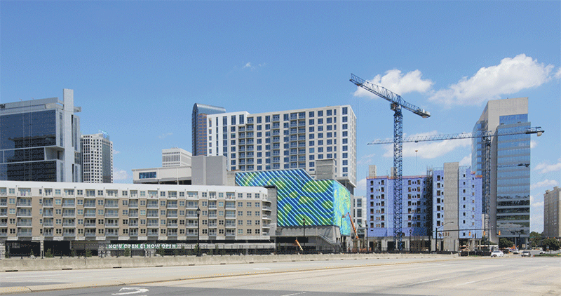 wanderwall停车楼外表皮设计,夏洛特市 / marc fornes / theverymany