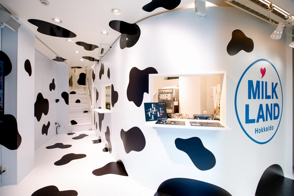 milkland hokkaido, shibuya, japan by ryusuke nanki