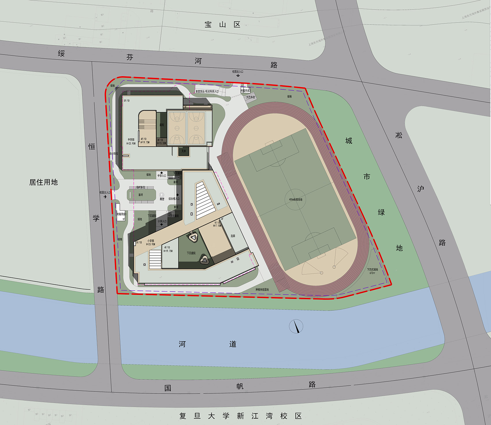 复旦大学新江湾第二附属学校 / 同济大学建筑设计研究