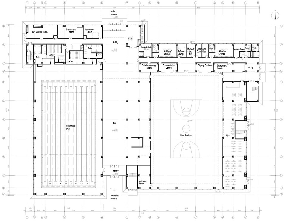 北京理工大学良乡校区文化体育中心北京时境建筑