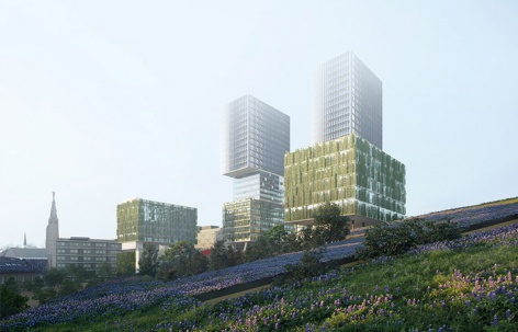 OMA与Being Development共同赢得重建VDMA的方案竞赛