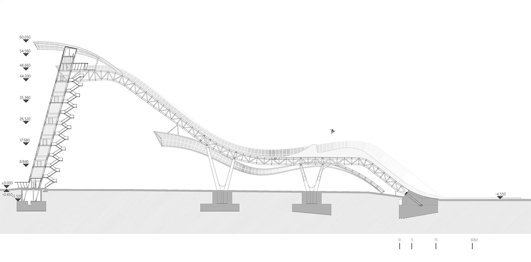 北京2022首钢滑雪大跳台 / 清华大学建筑设计研究院有限公司