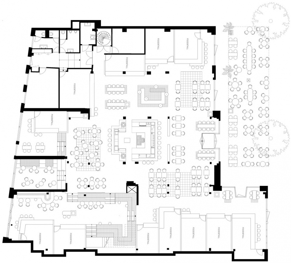 foodhallen美食广场海牙店,荷兰 / studio modijefsky