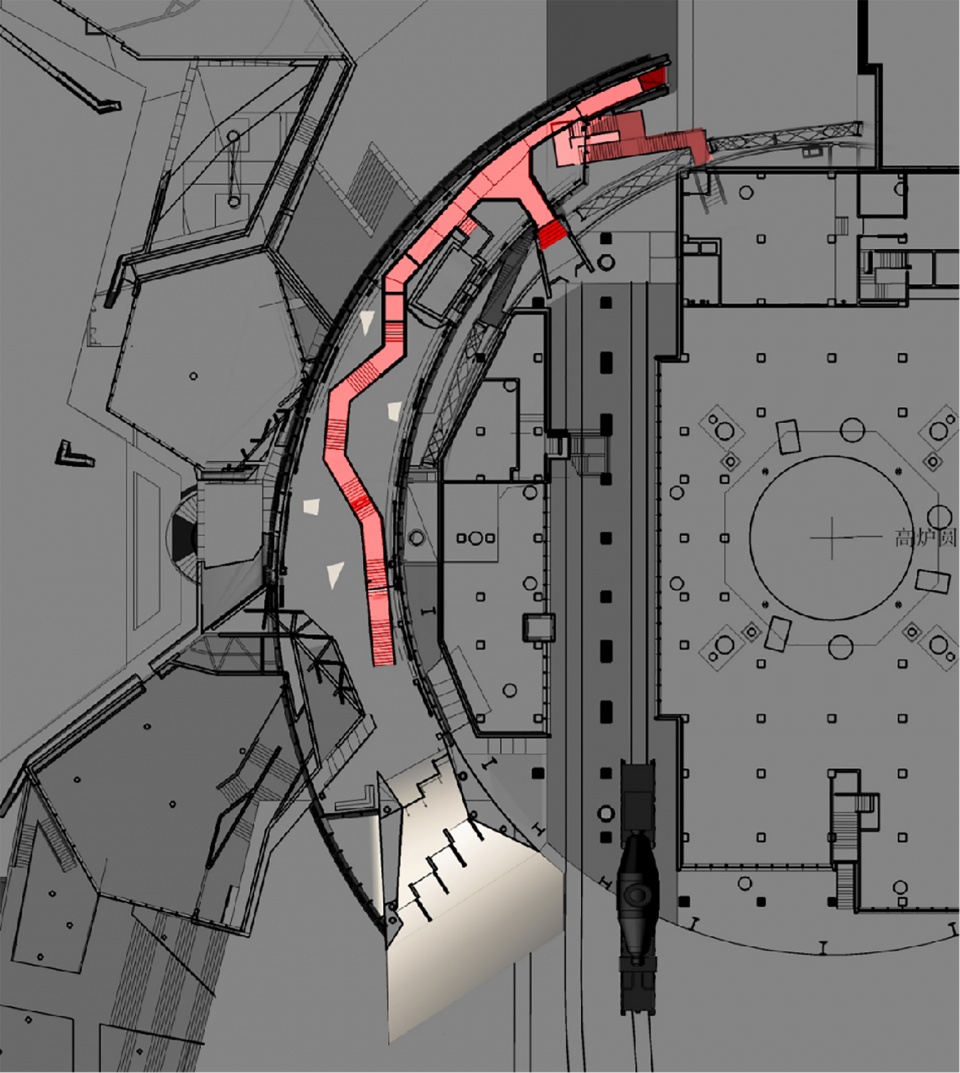 北京首钢三高炉博物馆水下展厅及d馆空间蘑菇云设计工作室