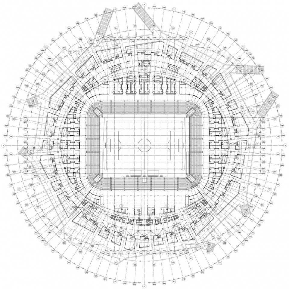 伏尔加格勒体育场,俄罗斯 / pi arena