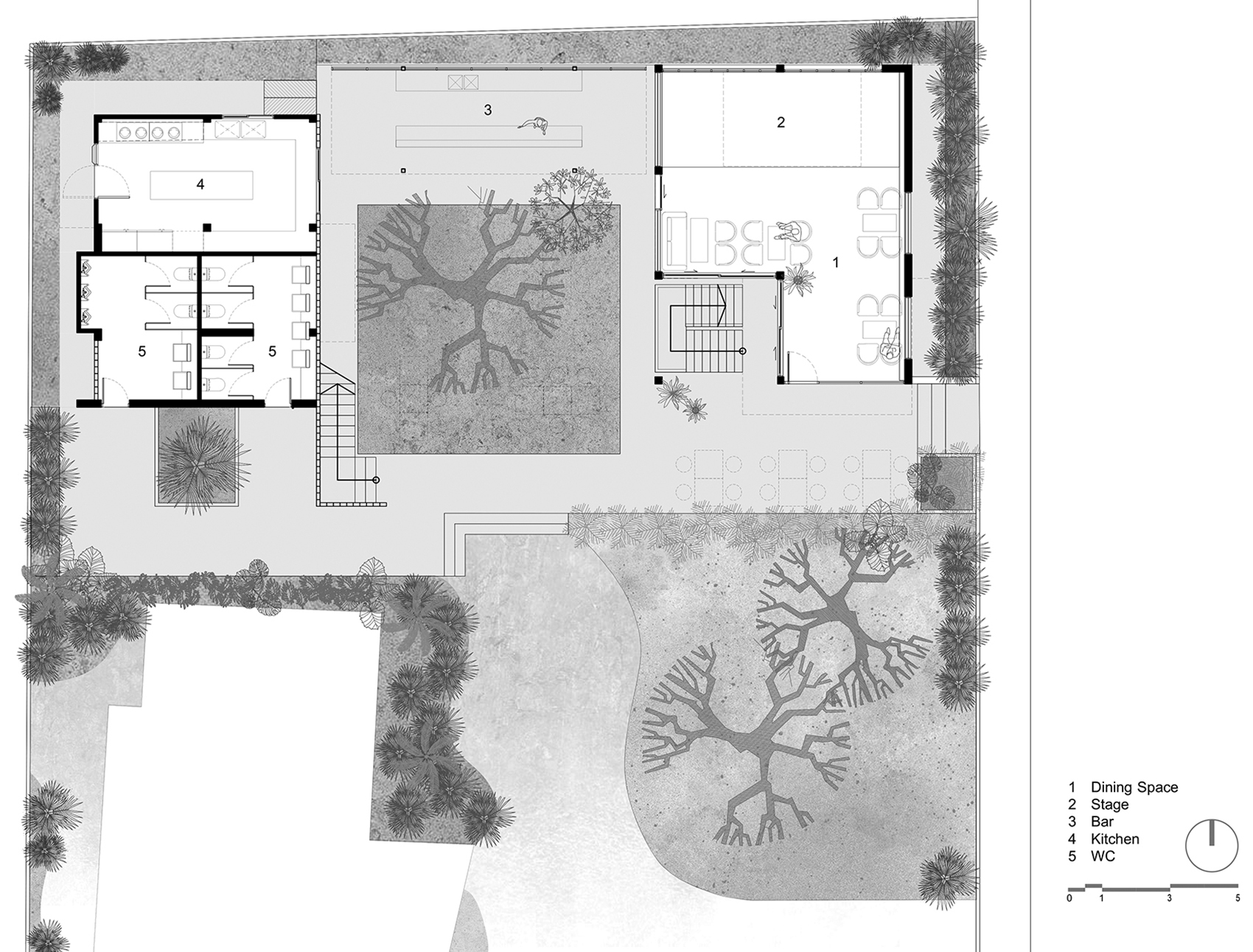 tamarind音乐酒馆,泰国 bodinchapa architects