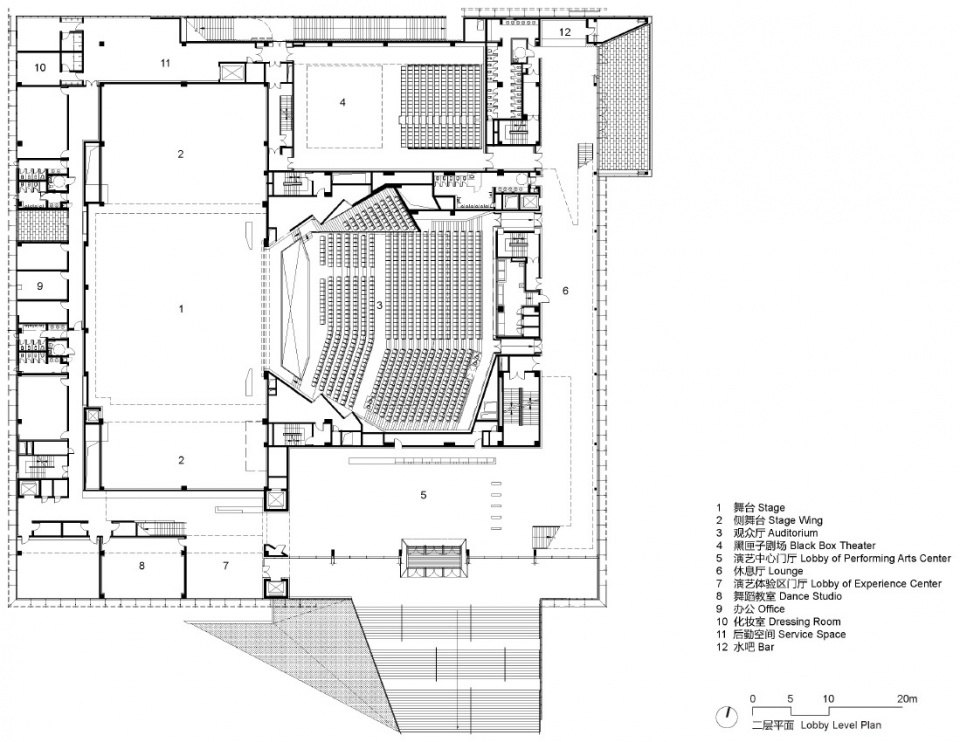 ▼平面图,plan open建筑事务所