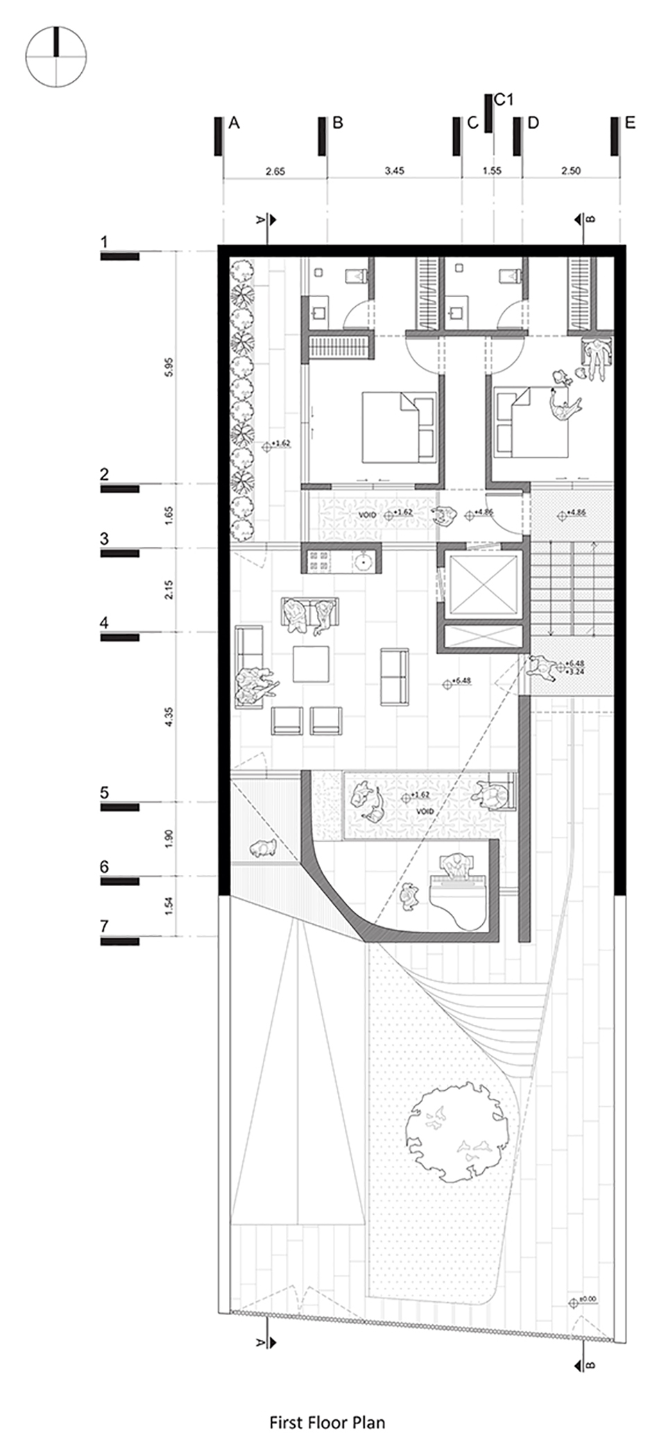 Isfahan H to V House by CAAT Studio 谷德设计网