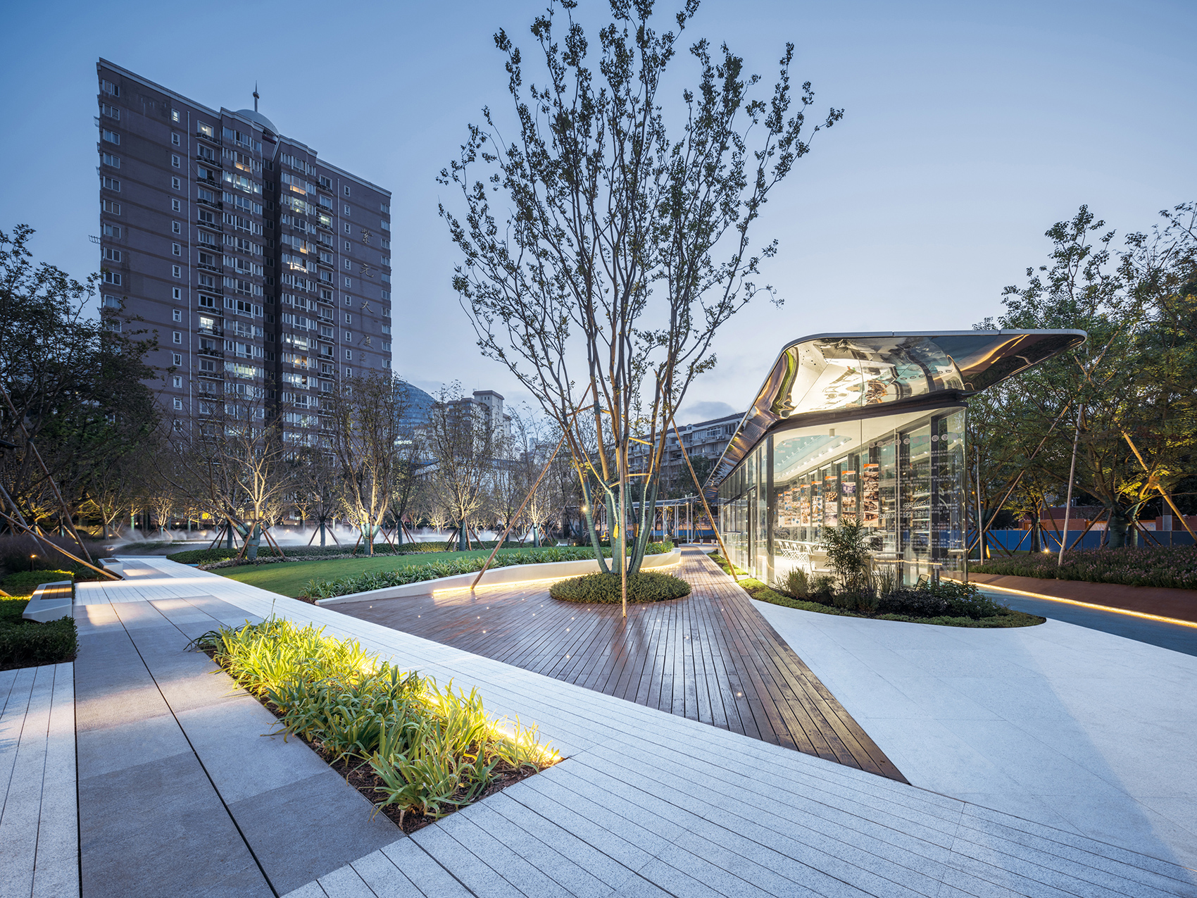 Leshan Pocket Park Shanghai By Viascape Design