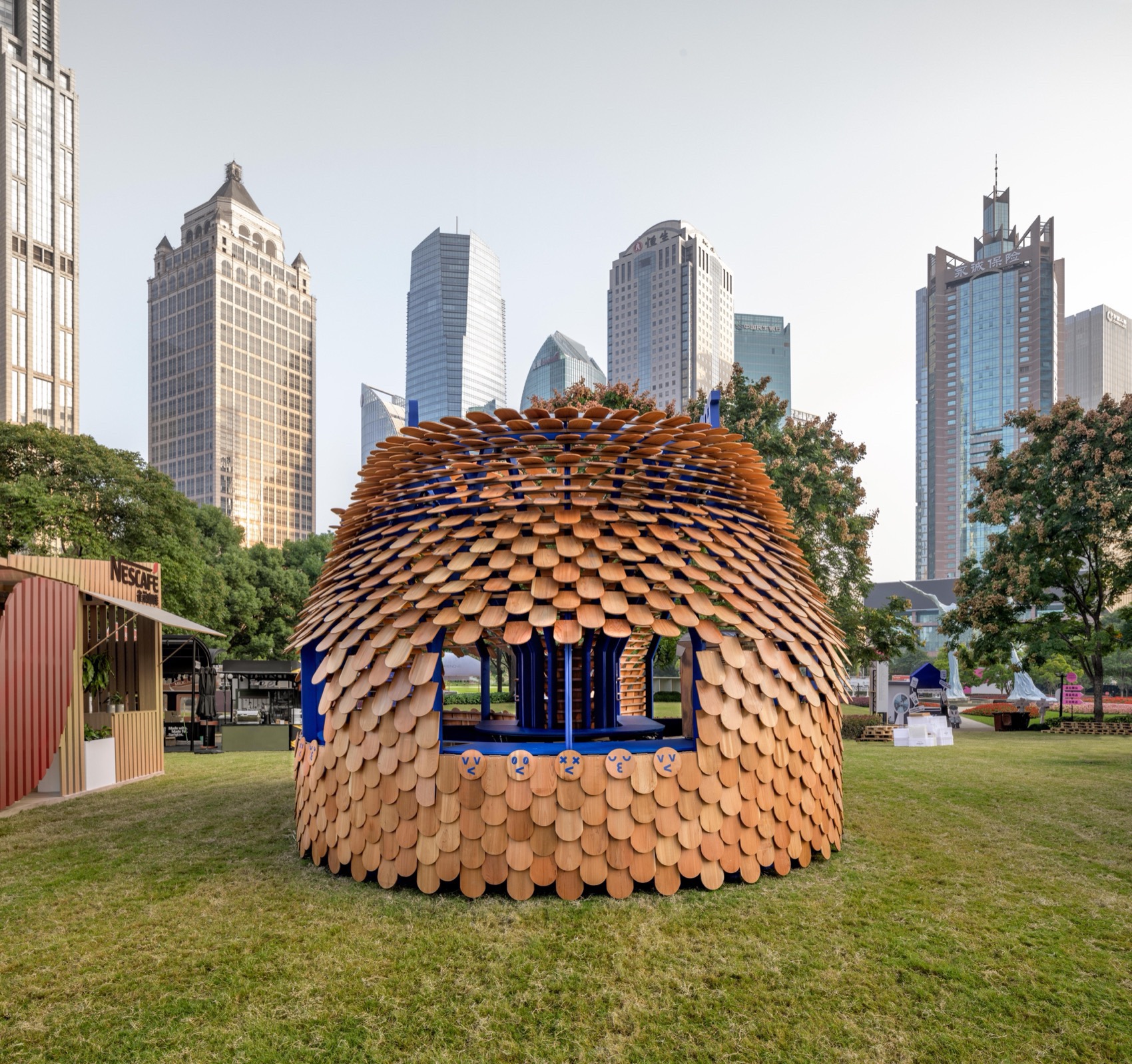 Tag Espresso Kiosk At The Lujiazui Coffee Festival By Studio Yo U And