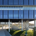 Beici Center-A Headquarters Suspended Above the Park by NIT Architects+ Design of Century Architecture Co.,Ltd.