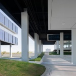 Beici Center-A Headquarters Suspended Above the Park by NIT Architects+ Design of Century Architecture Co.,Ltd.