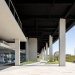 Beici Center-A Headquarters Suspended Above the Park by NIT Architects+ Design of Century Architecture Co.,Ltd.