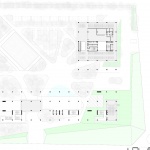 Beici Center-A Headquarters Suspended Above the Park by NIT Architects+ Design of Century Architecture Co.,Ltd.
