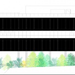 Beici Center-A Headquarters Suspended Above the Park by NIT Architects+ Design of Century Architecture Co.,Ltd.