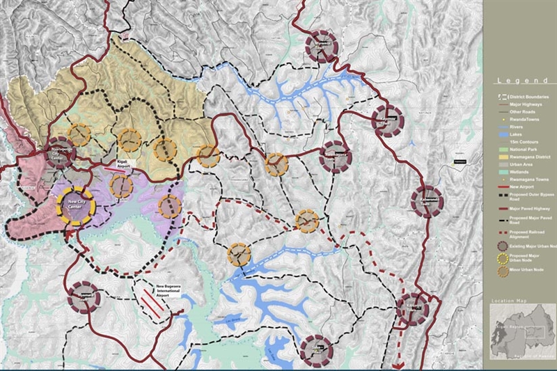 基加利地图图片