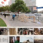 上海街头公益艺术 - 三万双拦腰折断的筷子树 / DDB China Group