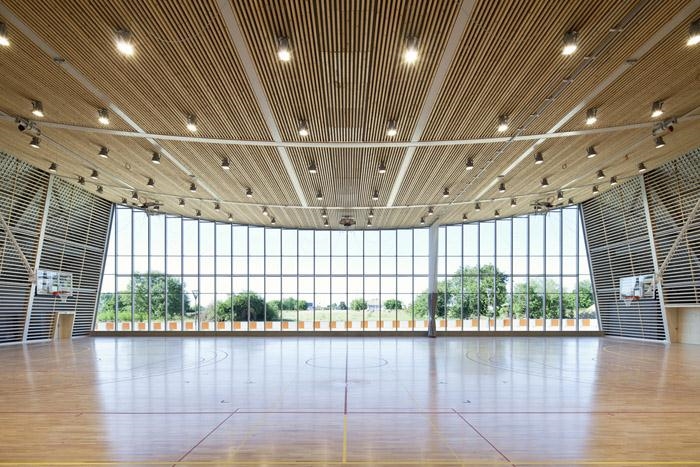 Monconseil Sports Hall Paris France By Explorations Architecture 谷德设计网