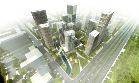 gmp在南京中标10栋综合体建筑