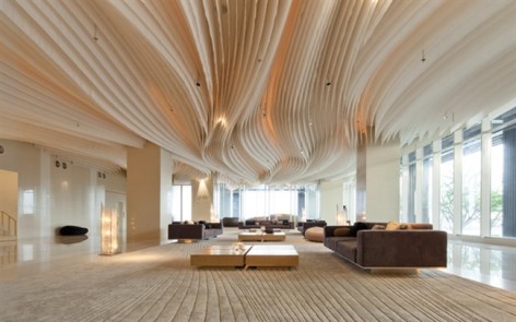 芭提雅希尔顿酒店大厅与酒吧，泰国 / Department of Architecture