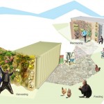 2011 ASLA 学生荣誉奖： 便携药草书 - 为集装箱住宅设计的药草花园 / 同济大学学生团队