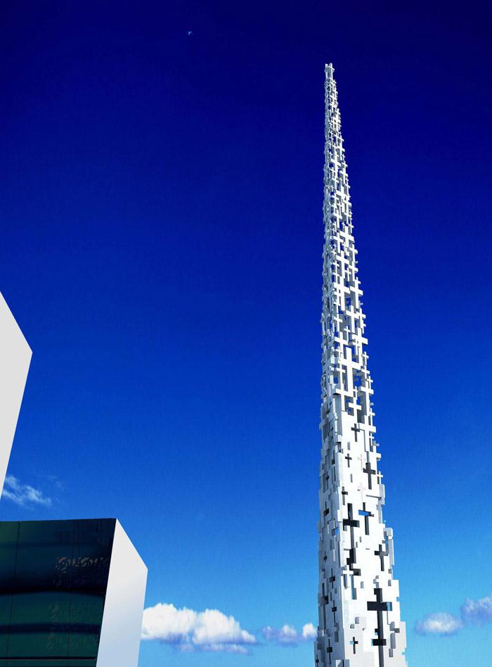 巴别塔 – 印第安那州华人社区教堂,美国 / hua zhang