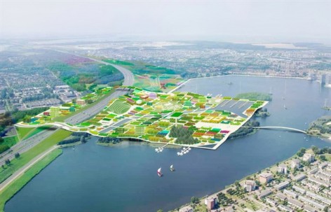 阿尔梅勒市2022年的世界园艺博览会竞选方案，荷兰 / MVRDV