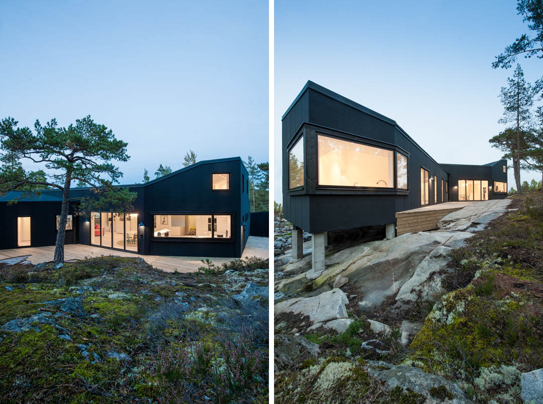 黑色住宅,瑞典 /ps arkitektur