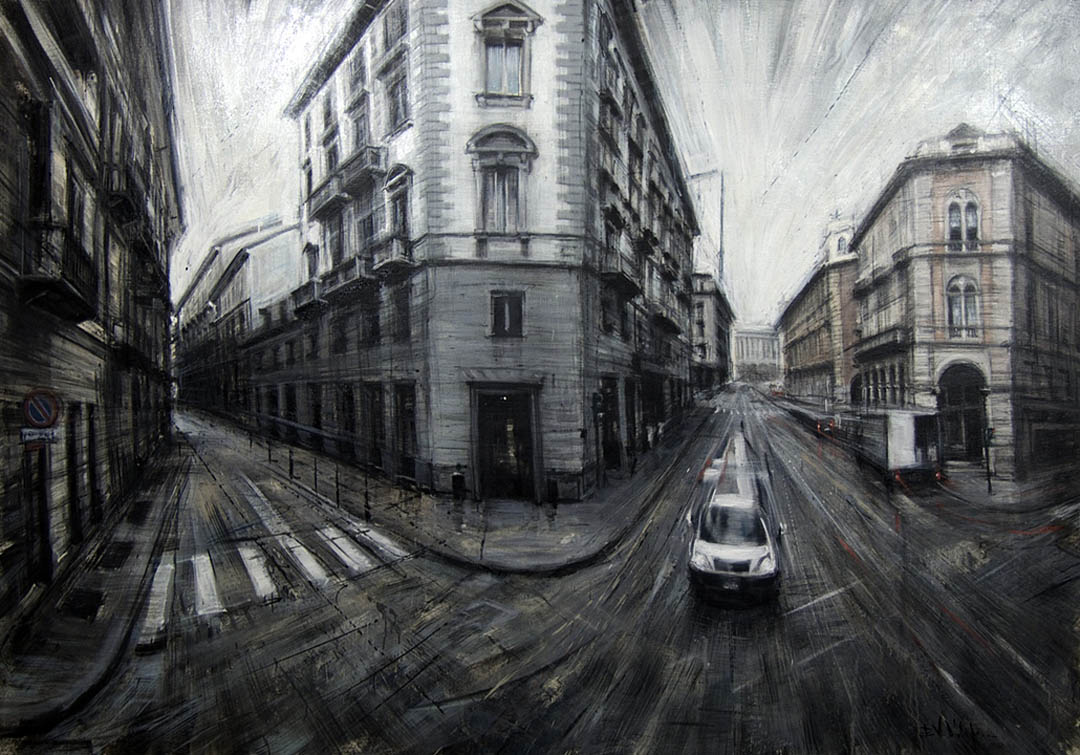 画作 – 城市掠影 /valerio dospina