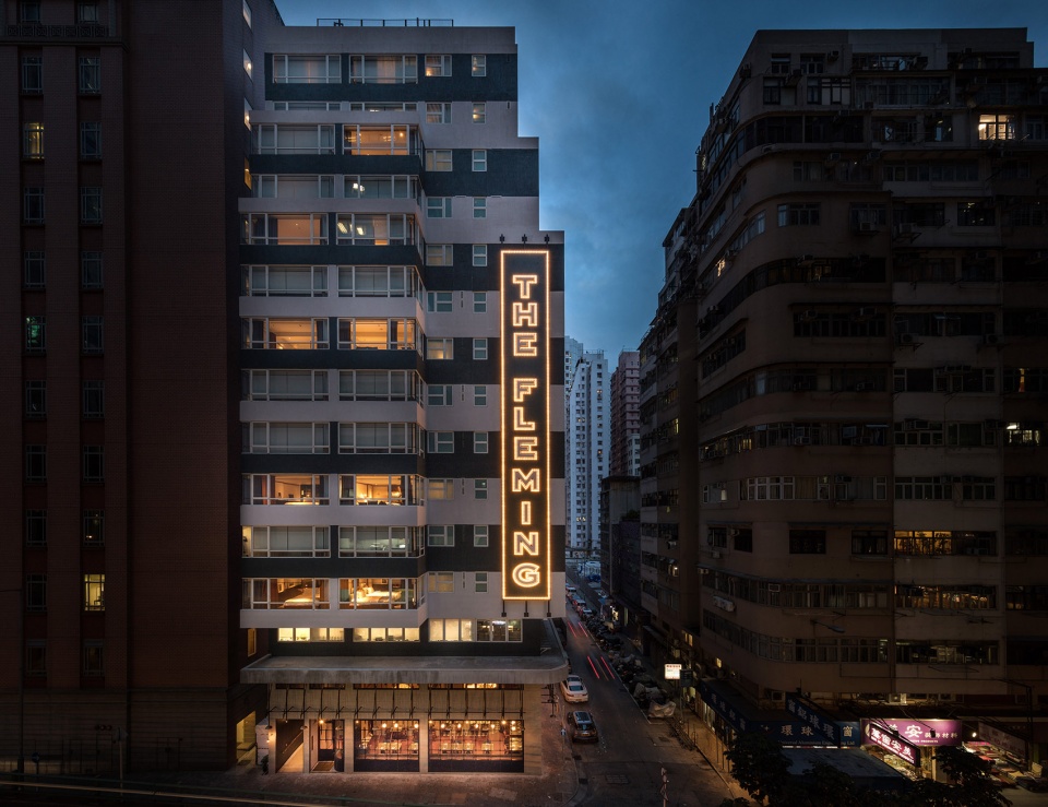 Transformation of The Fleming Hotel Hong Kong by A Work of Substance