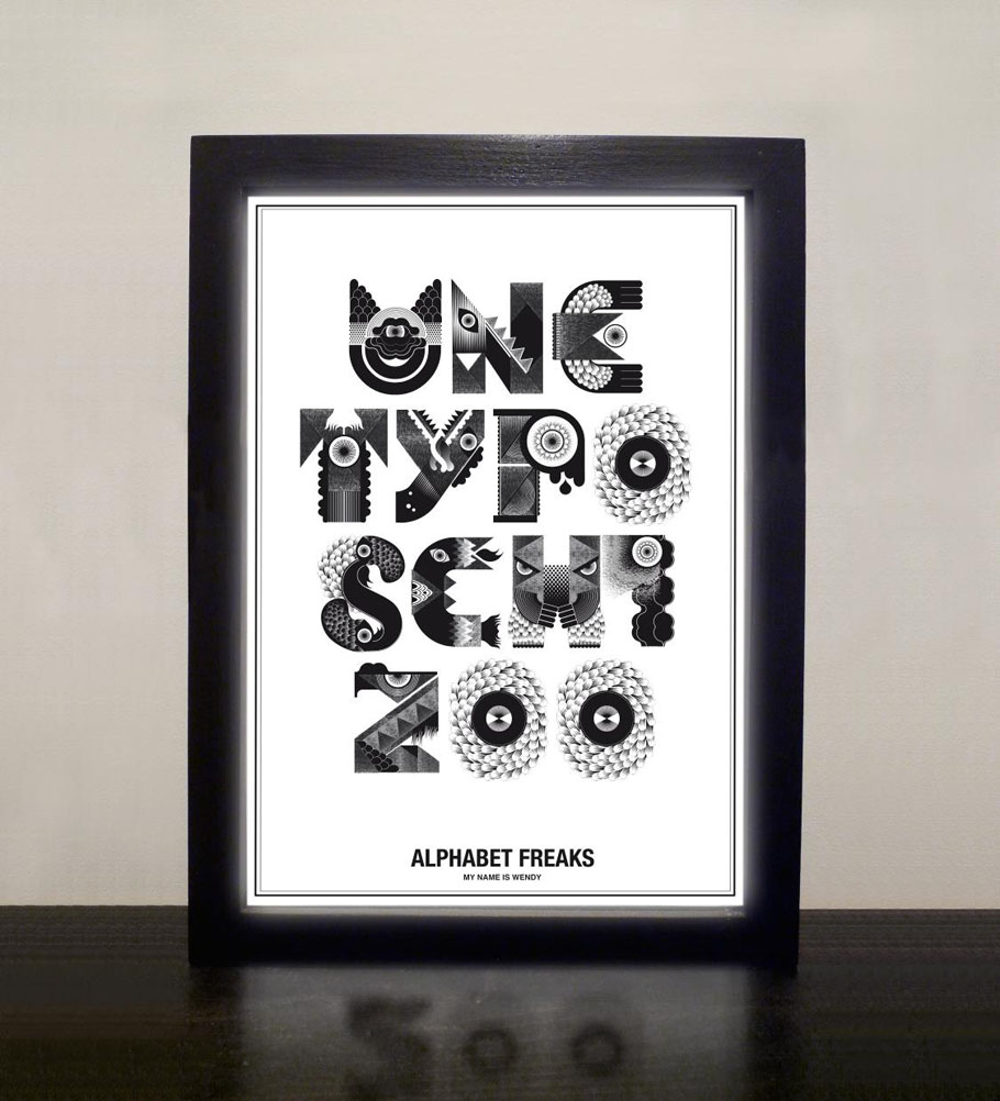 freaks图形字 /my name is wendy