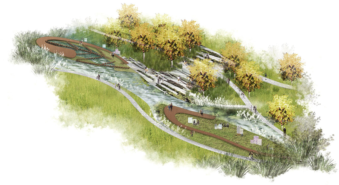 汤山方山国家地质公园博物馆景观概念设计方案, 南京 / hassell