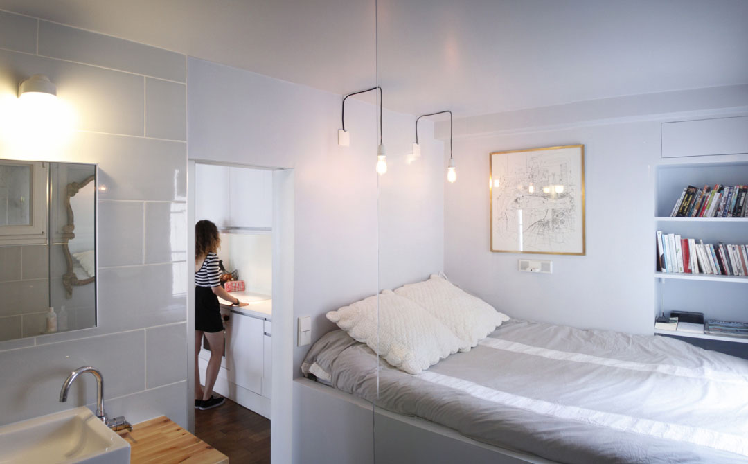 28平米公寓单元巴黎holdup