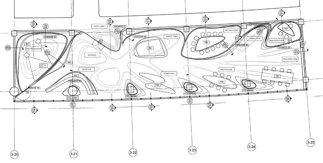 凌空soho租赁样板间,上海 /gap architects