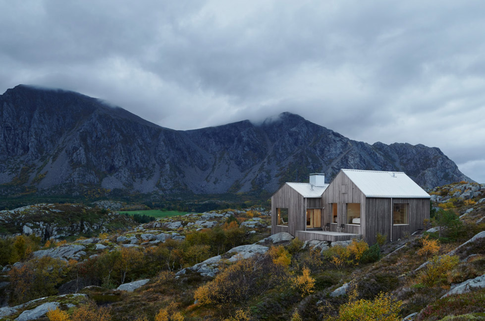 寒地景观中的小屋,挪威 /kolman boye