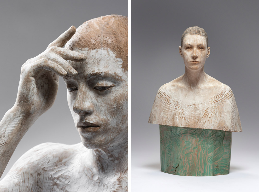 human sculptures by bruno walpoth