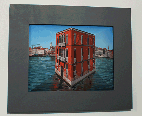 "反向视角"绘画作品 / patrick hughes