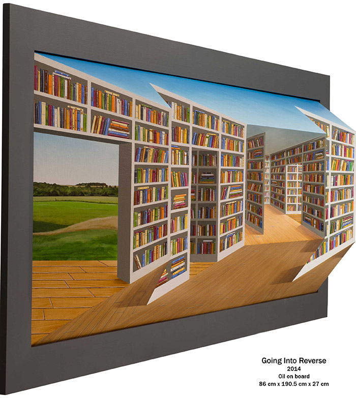 "反向视角"绘画作品 / patrick hughes