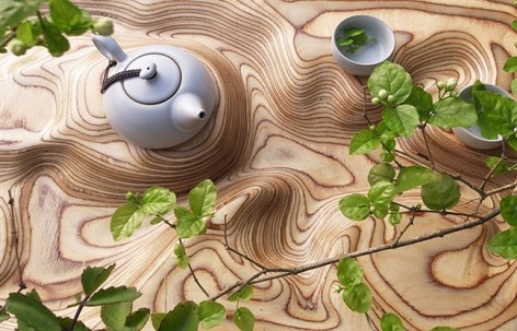 木质茶托，中国 / Artonomos Office